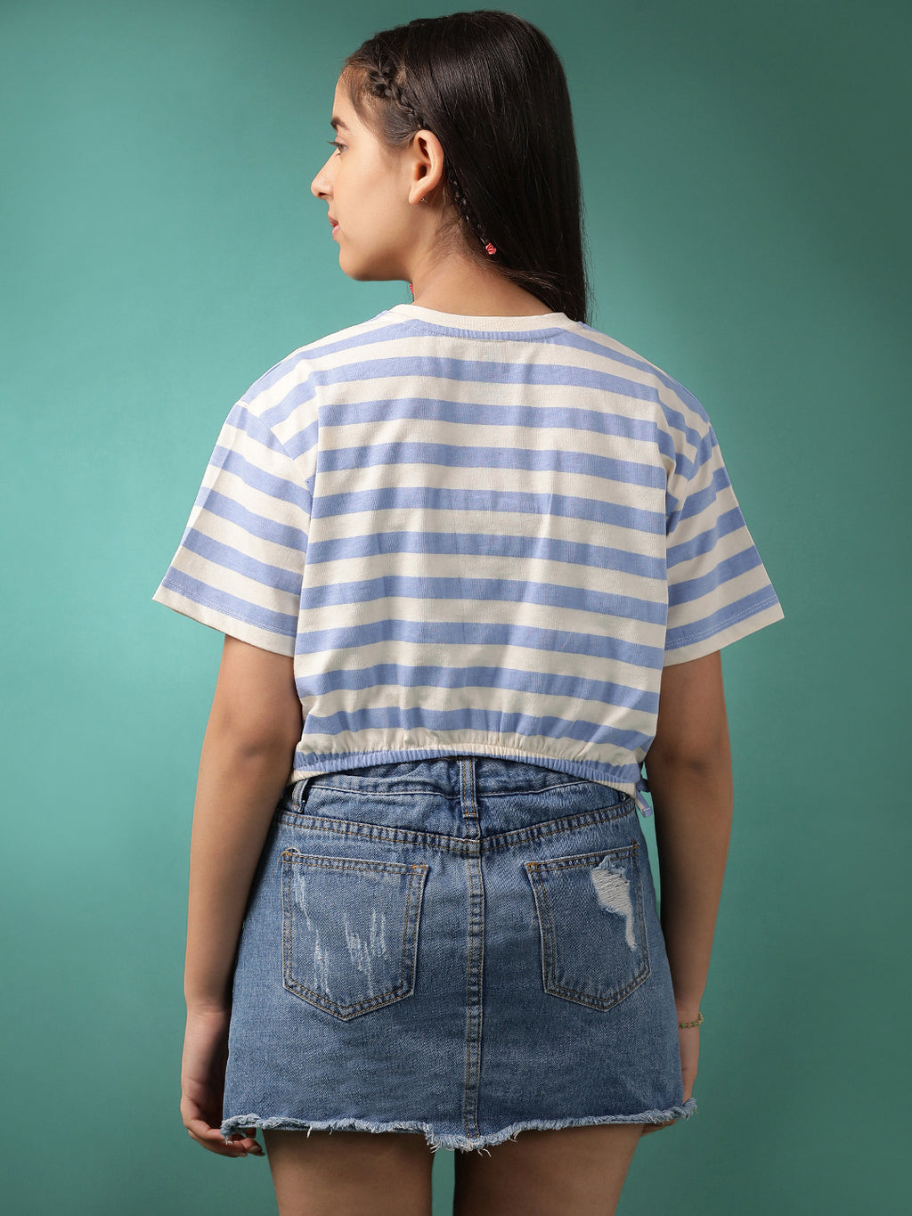 Lil Tomatoes Girls Cotton Crop Top
