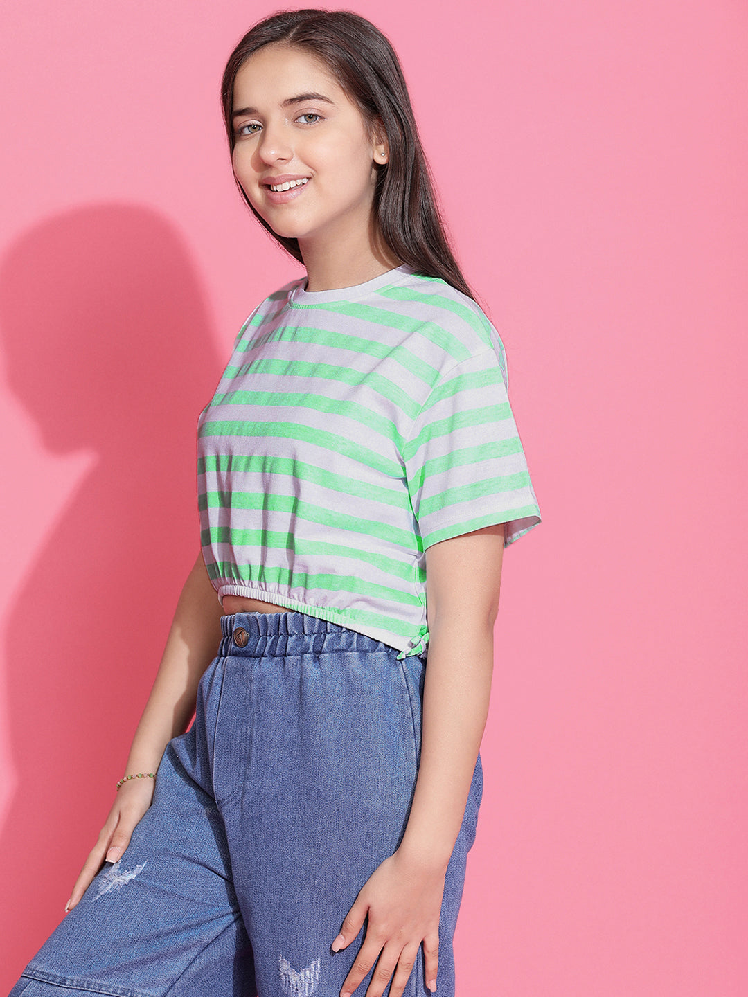 Lil Tomatoes Girls Cotton Crop Top