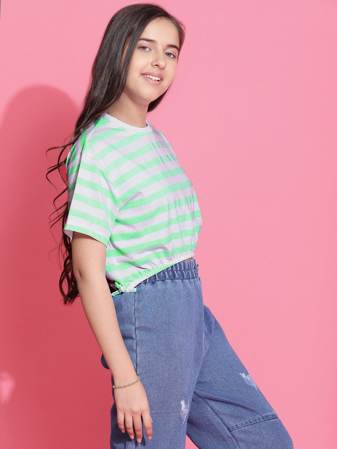 Lil Tomatoes Girls Cotton Crop Top