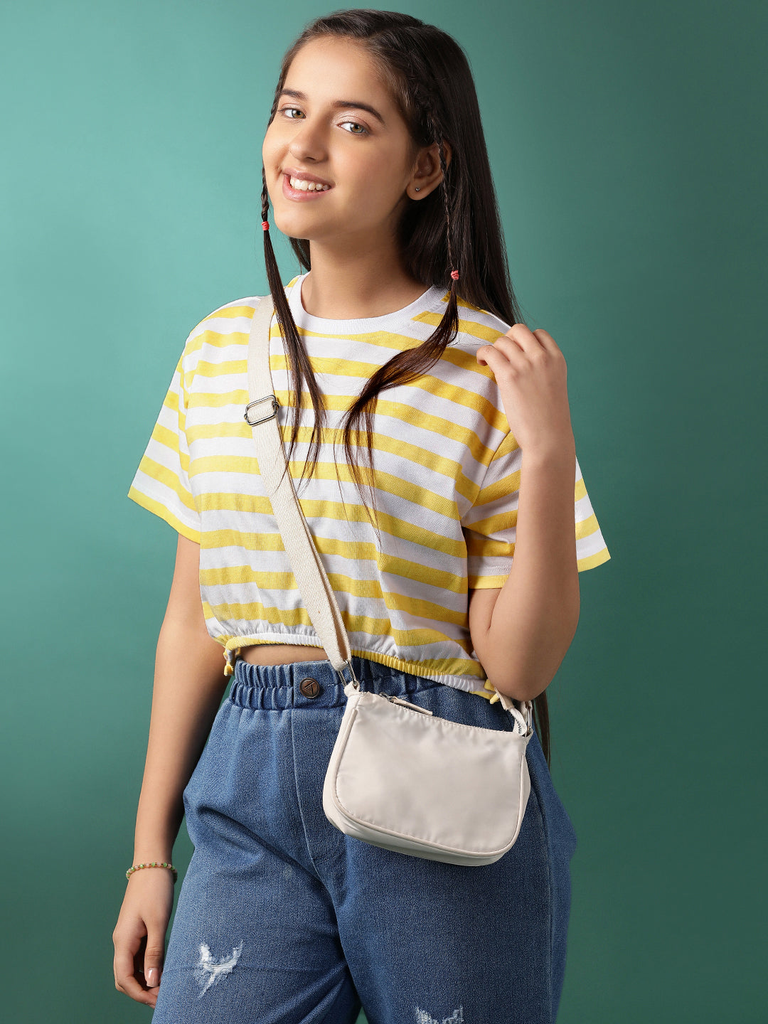 Lil Tomatoes Girls Cotton Crop Top