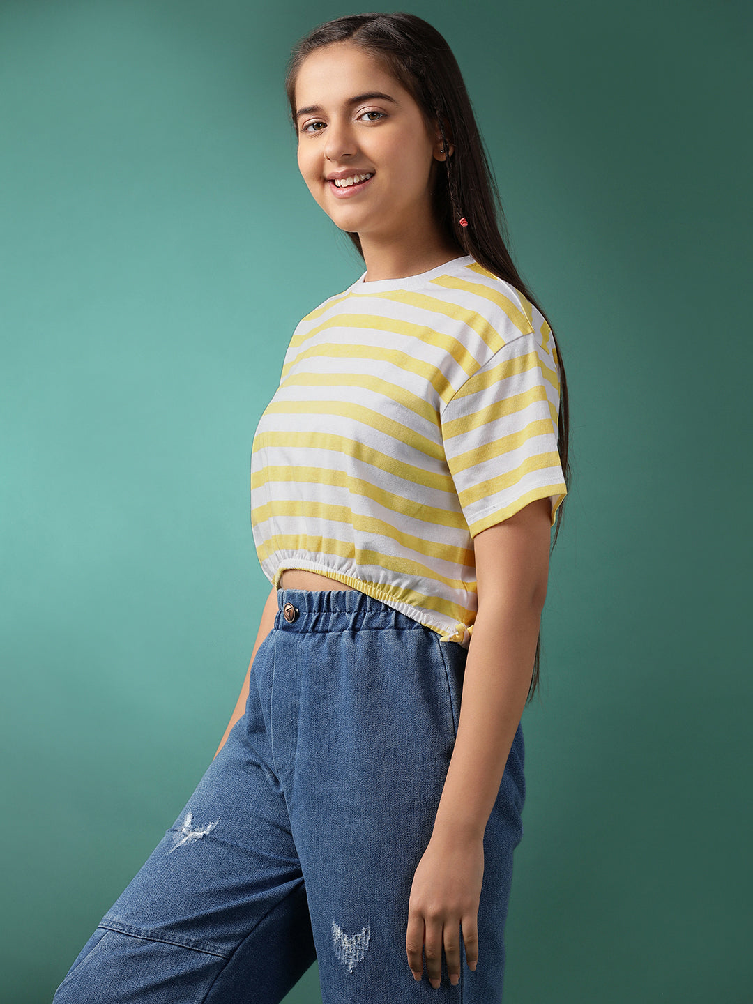 Lil Tomatoes Girls Cotton Crop Top