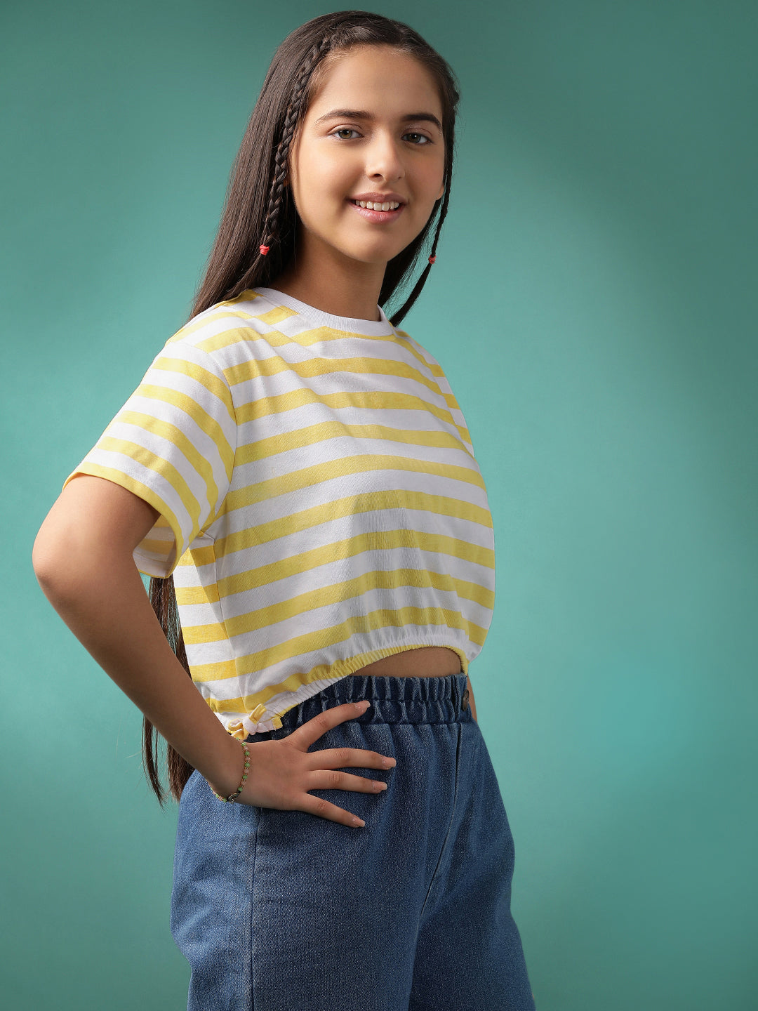 Lil Tomatoes Girls Cotton Crop Top
