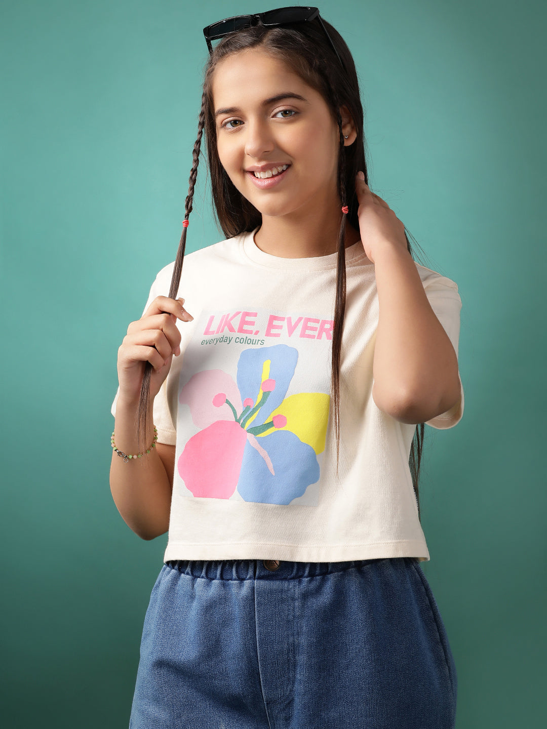Lil Tomatoes Girls Cotton Crop Top