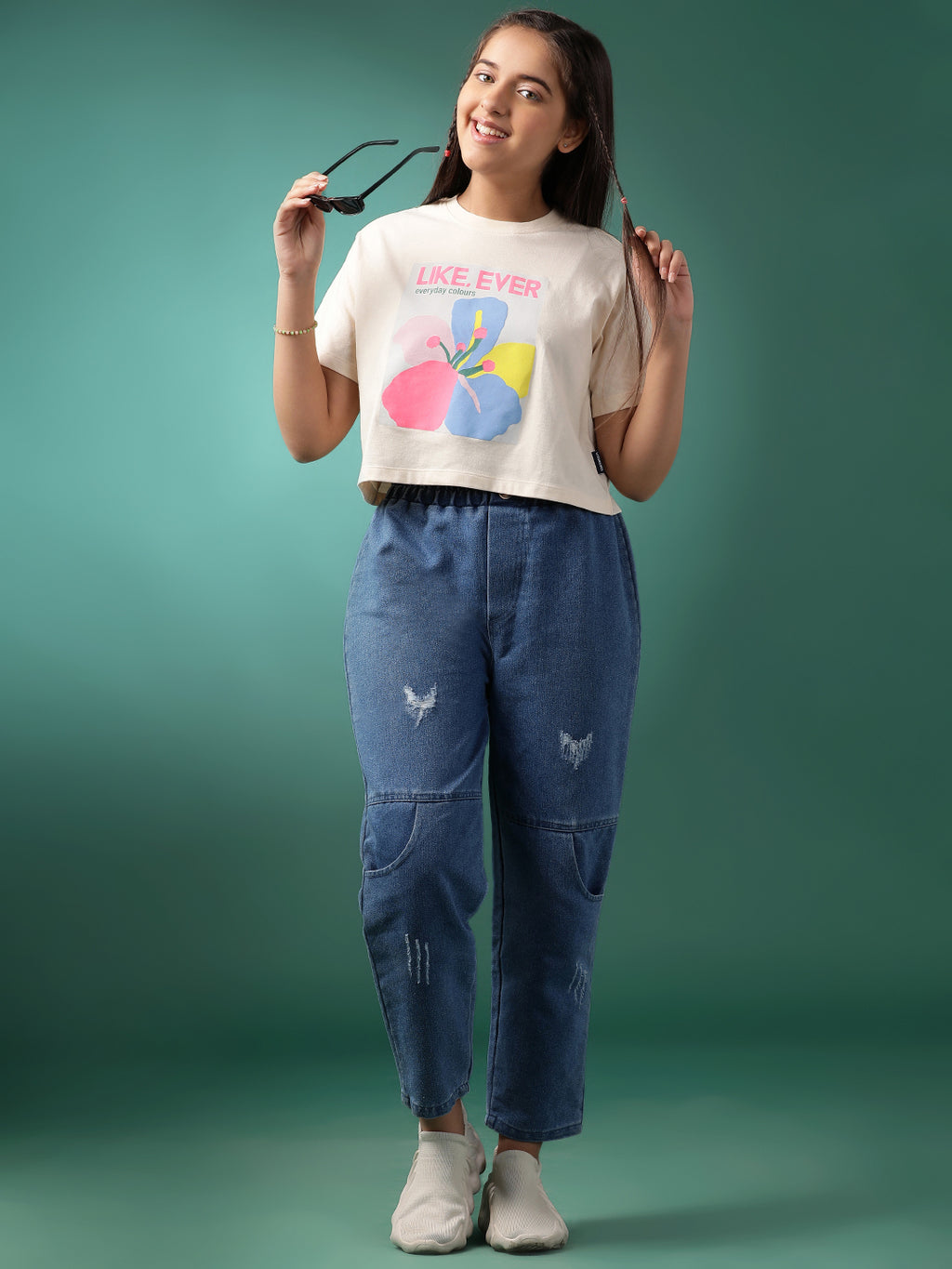 Lil Tomatoes Girls Cotton Crop Top