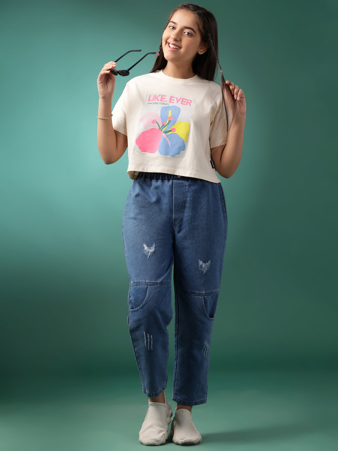 Lil Tomatoes Girls Cotton Crop Top