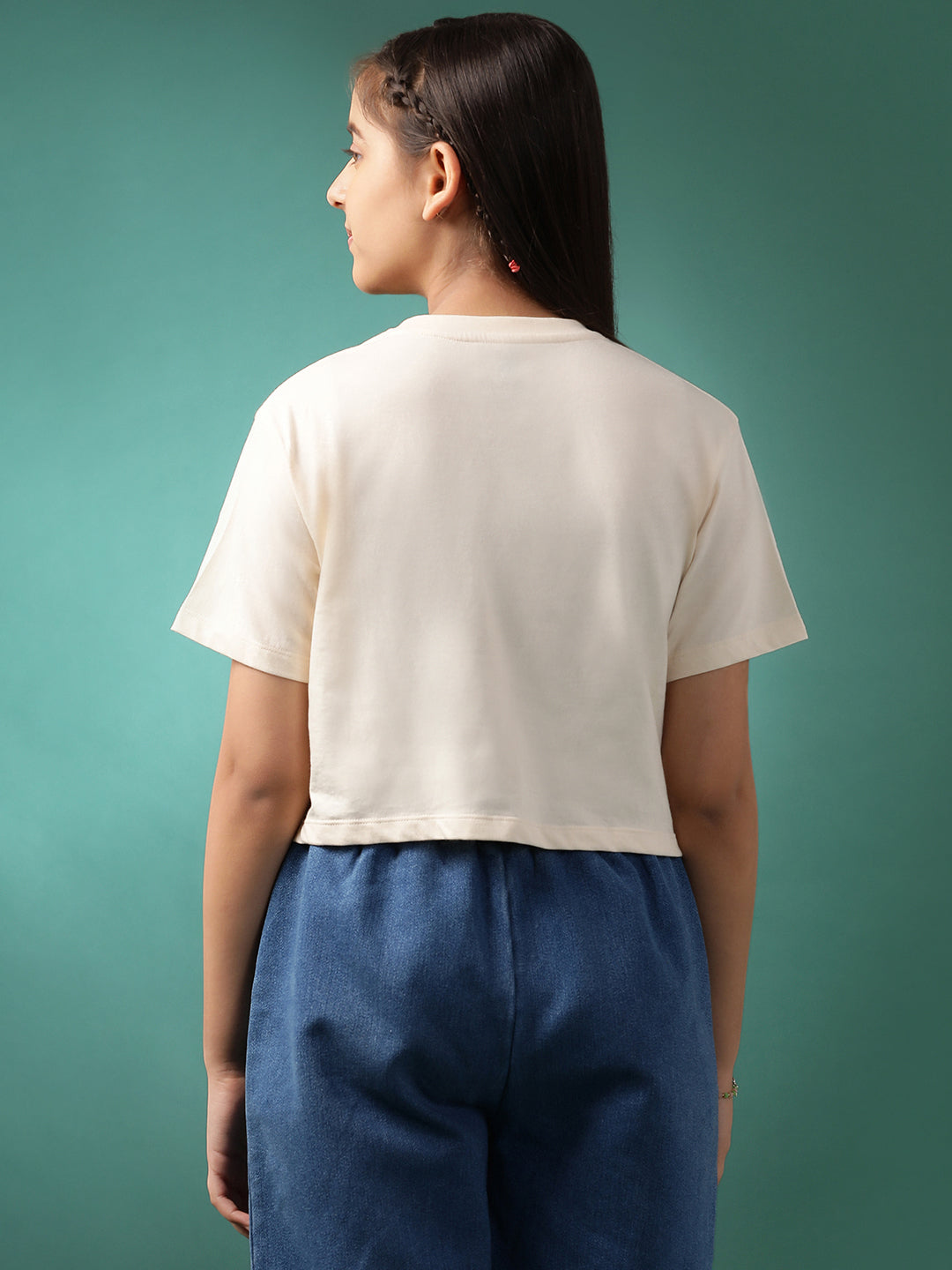 Lil Tomatoes Girls Cotton Crop Top