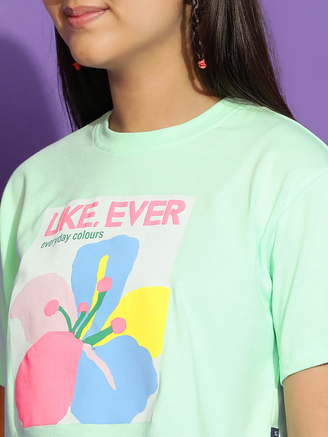 Lil Tomatoes Girls Cotton Crop Top