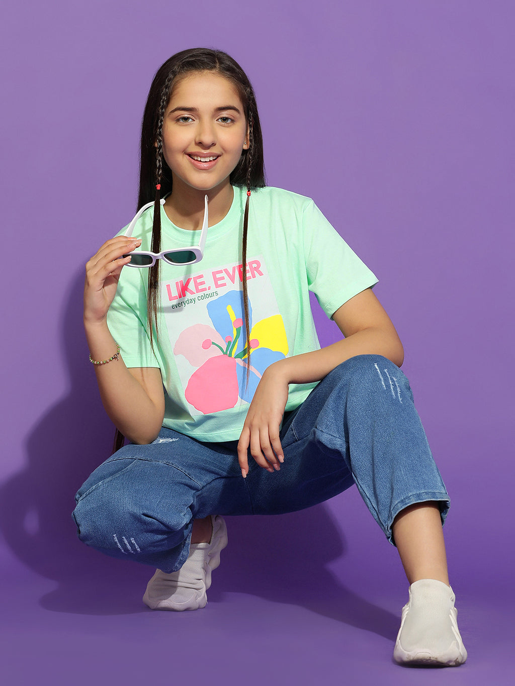 Lil Tomatoes Girls Cotton Crop Top