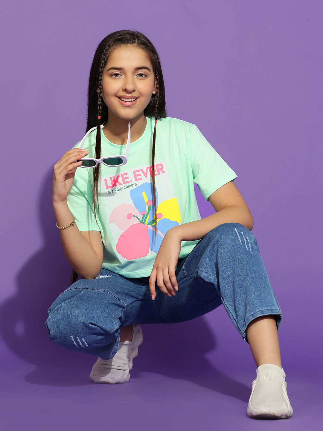 Lil Tomatoes Girls Cotton Crop Top