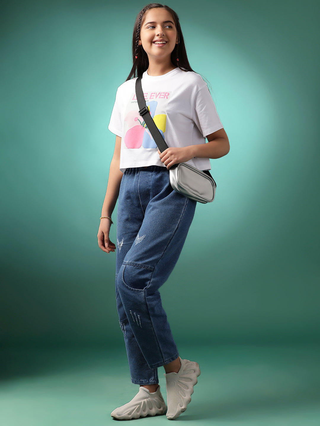 Lil Tomatoes Girls Cotton Crop Top