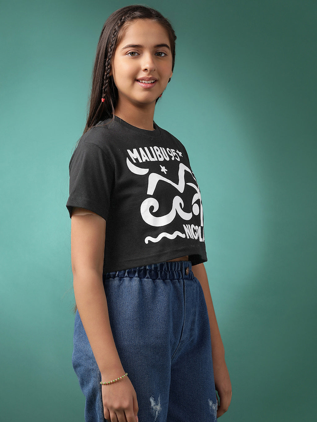 Lil Tomatoes Girls Cotton Crop Top
