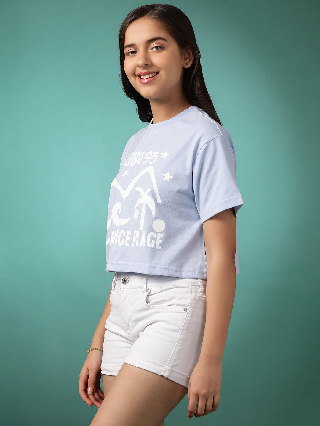 Lil Tomatoes Girls Cotton Crop Top