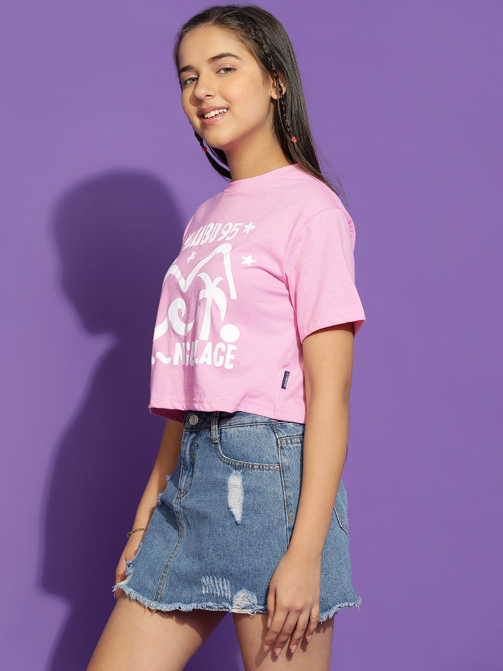 Lil Tomatoes Girls Cotton Crop Top