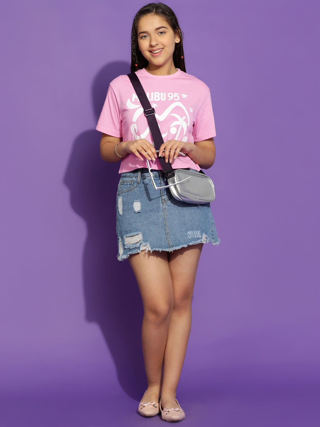 Lil Tomatoes Girls Cotton Crop Top