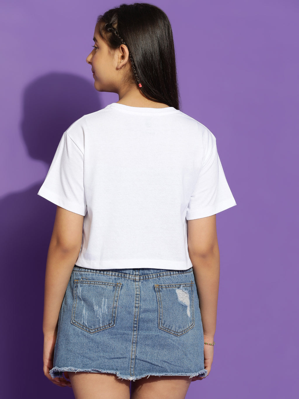 Lil Tomatoes Girls Cotton Crop Top