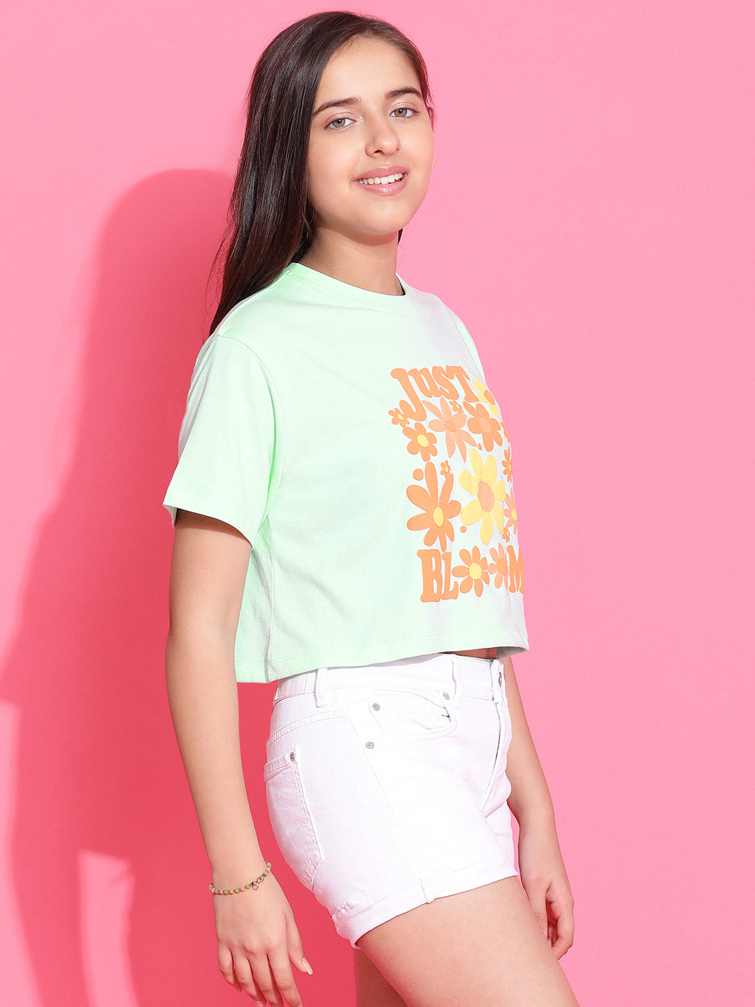 Lil Tomatoes Girls Cotton Crop Top