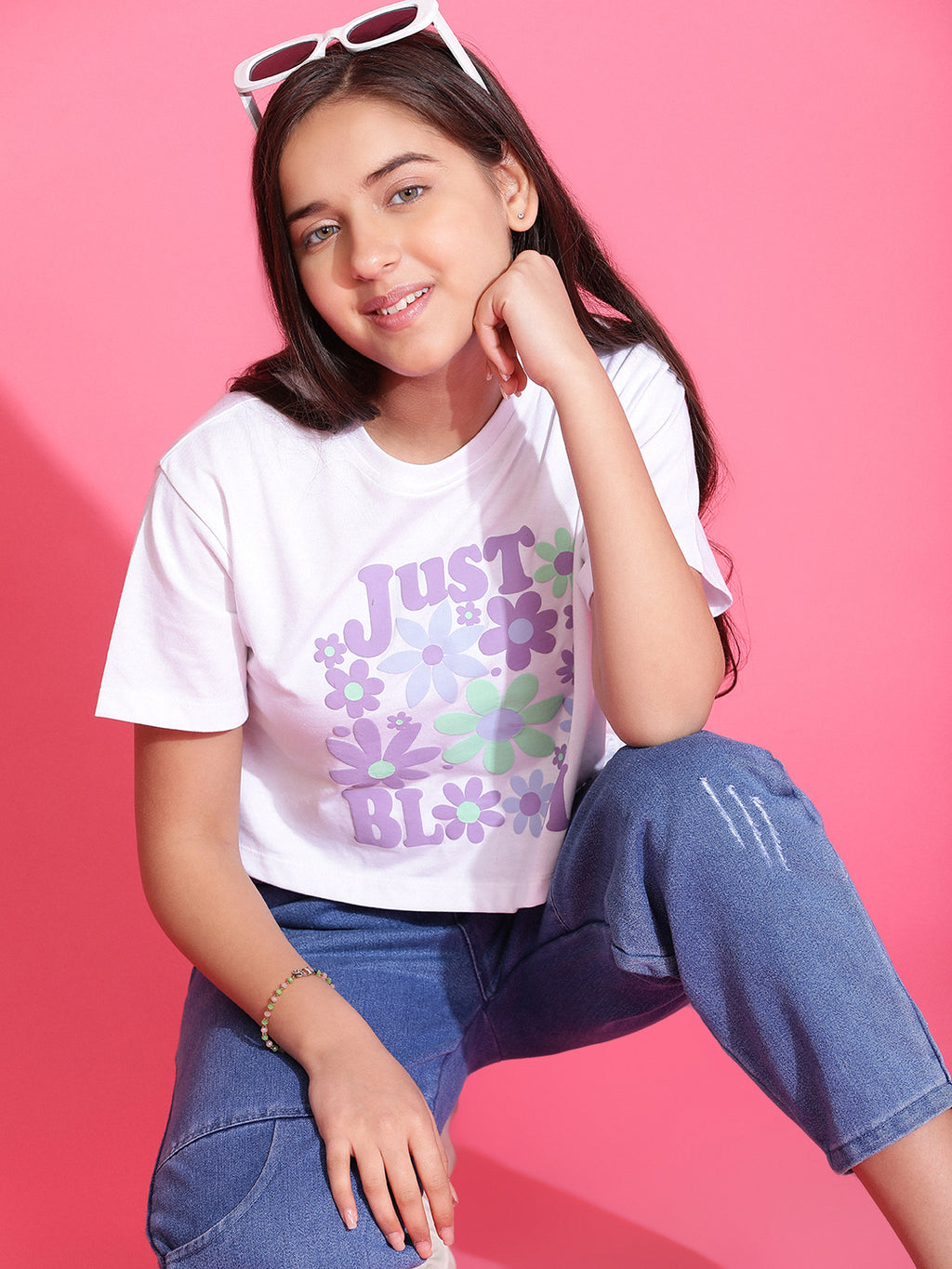 Lil Tomatoes Girls Cotton Crop Top