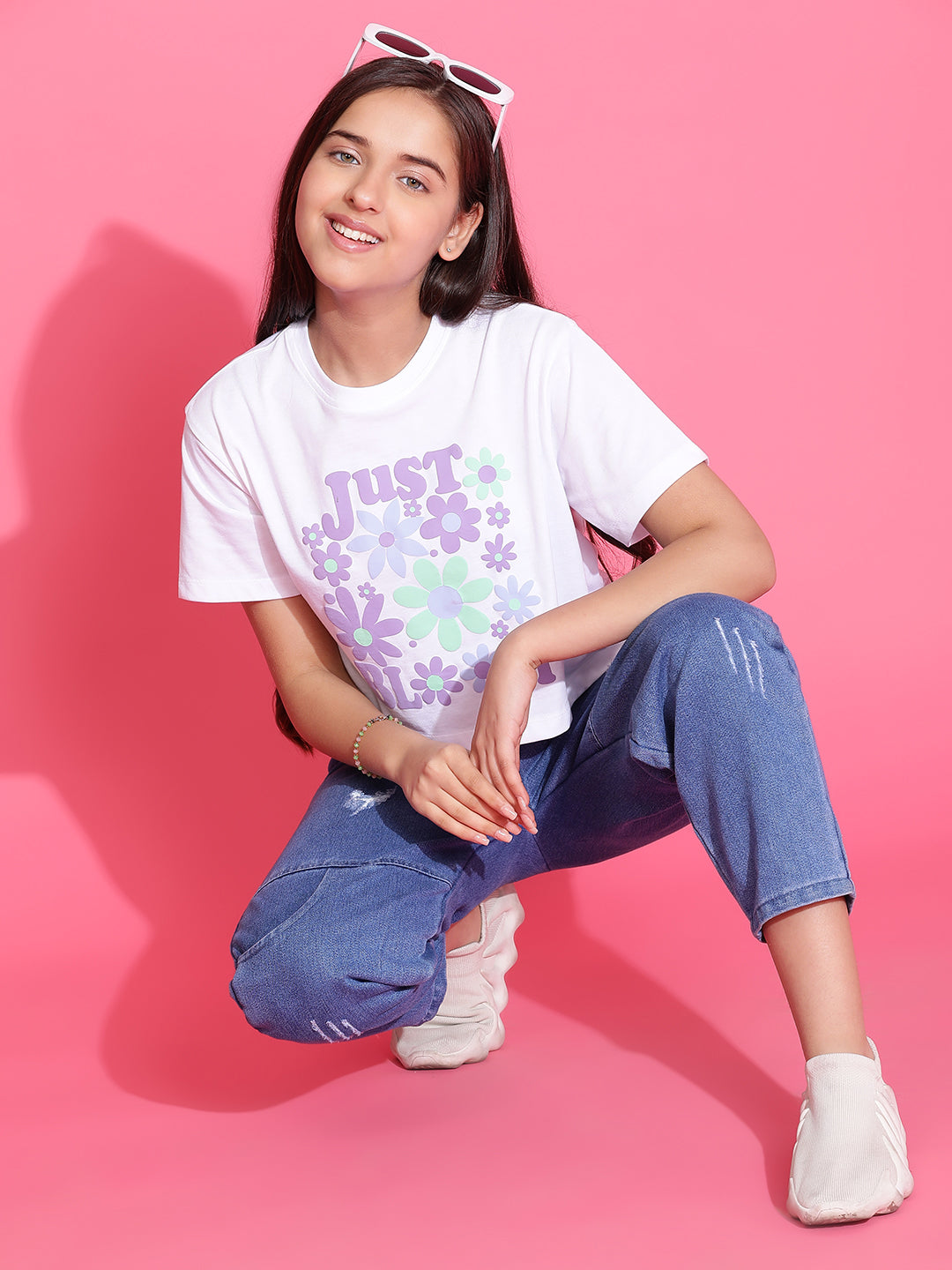 Lil Tomatoes Girls Cotton Crop Top