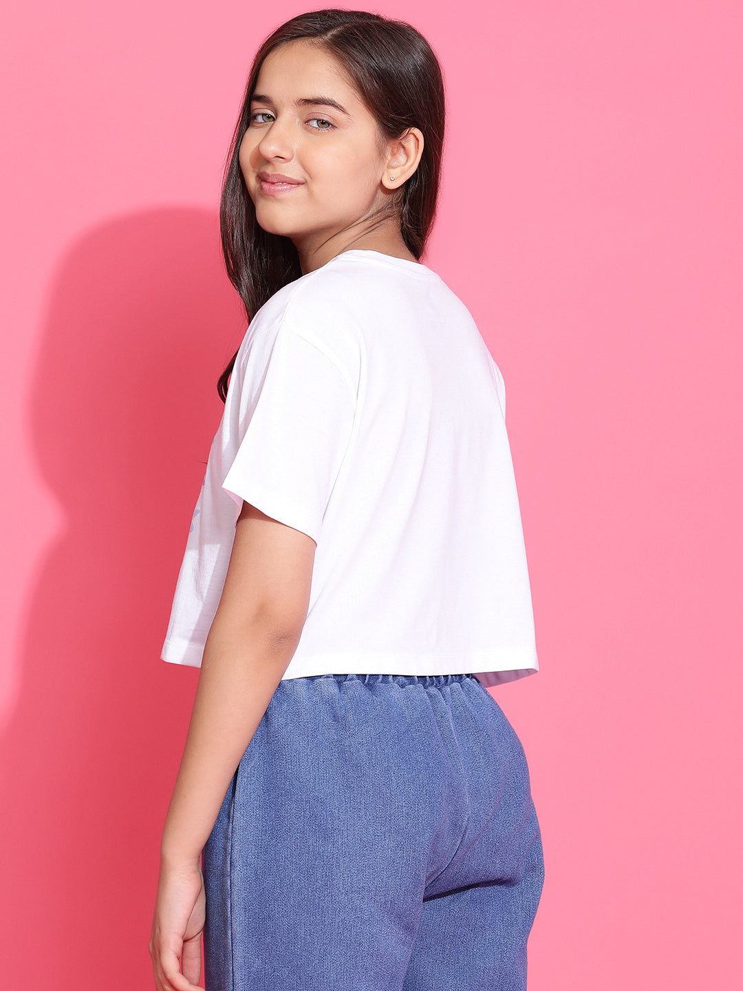 Lil Tomatoes Girls Cotton Crop Top