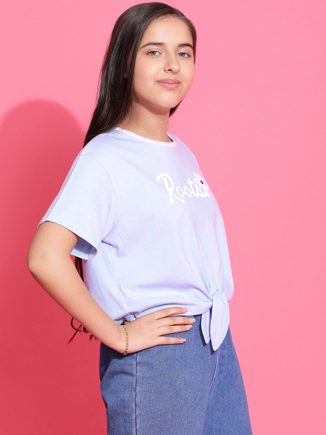 Lil Tomatoes Girls Cotton Crop Top