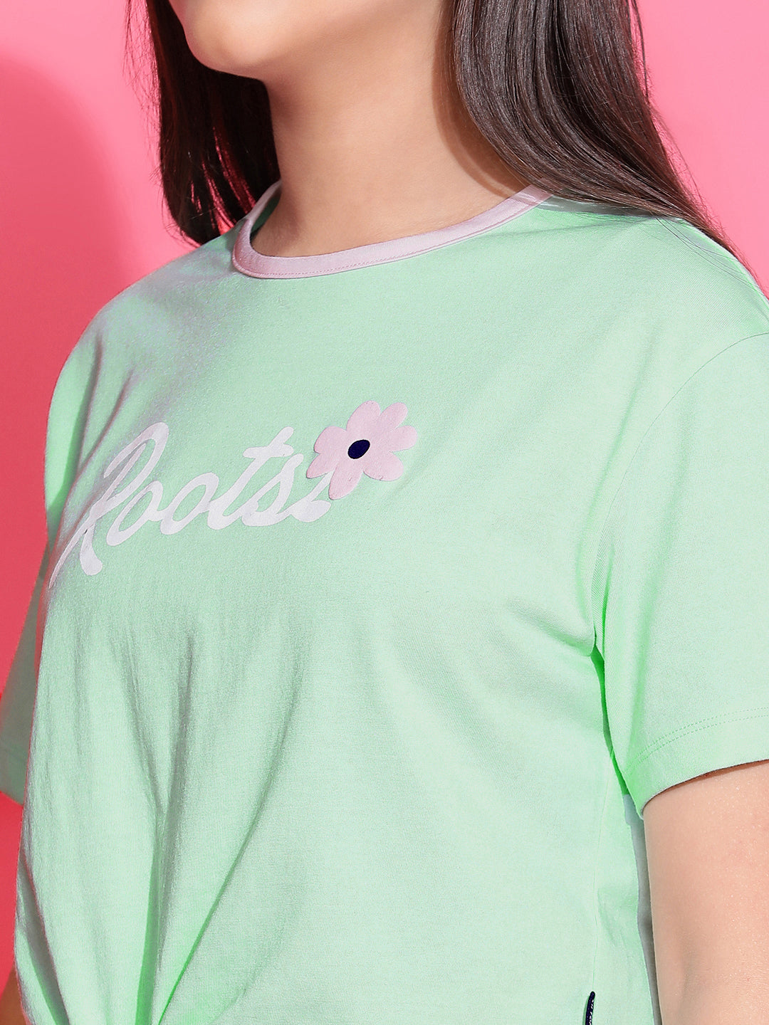 Lil Tomatoes Girls Cotton Crop Top