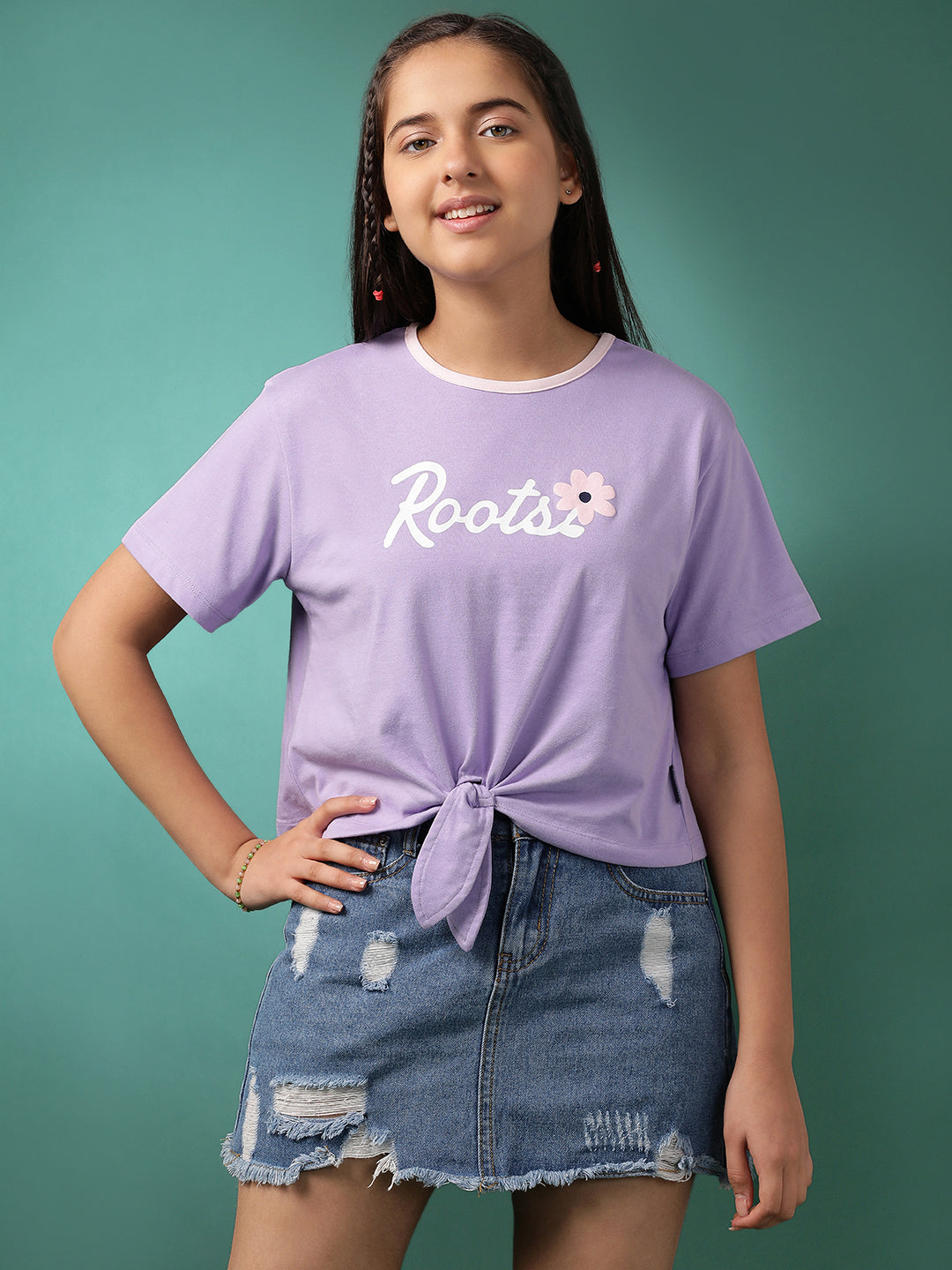Lil Tomatoes Girls Cotton Crop Top