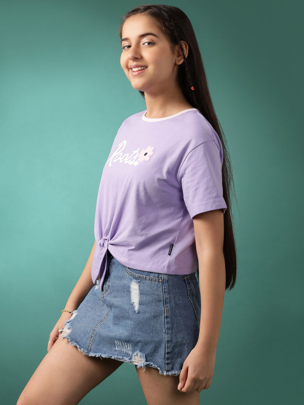 Lil Tomatoes Girls Cotton Crop Top