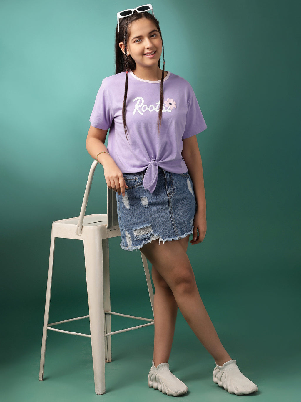 Lil Tomatoes Girls Cotton Crop Top