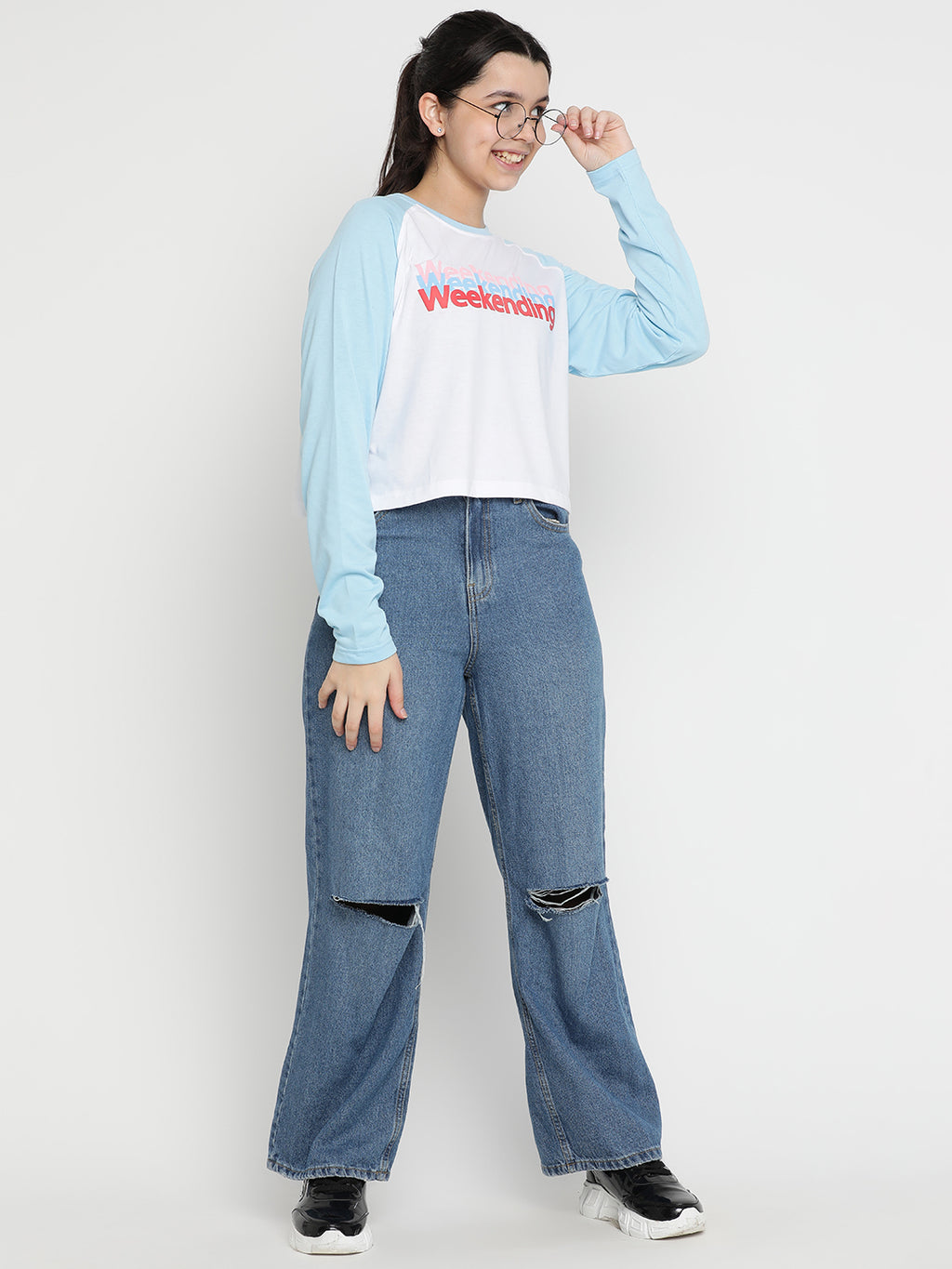 Lil Tomatoes Girls Cotton Crop Top