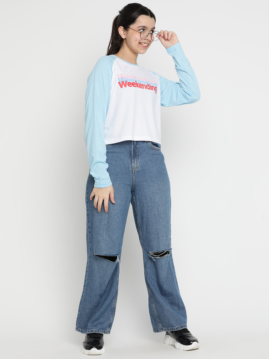 Lil Tomatoes Girls Cotton Crop Top