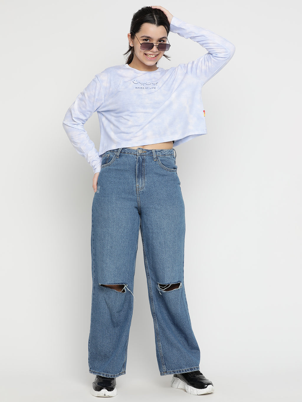 Lil Tomatoes Girls Cotton Crop Top
