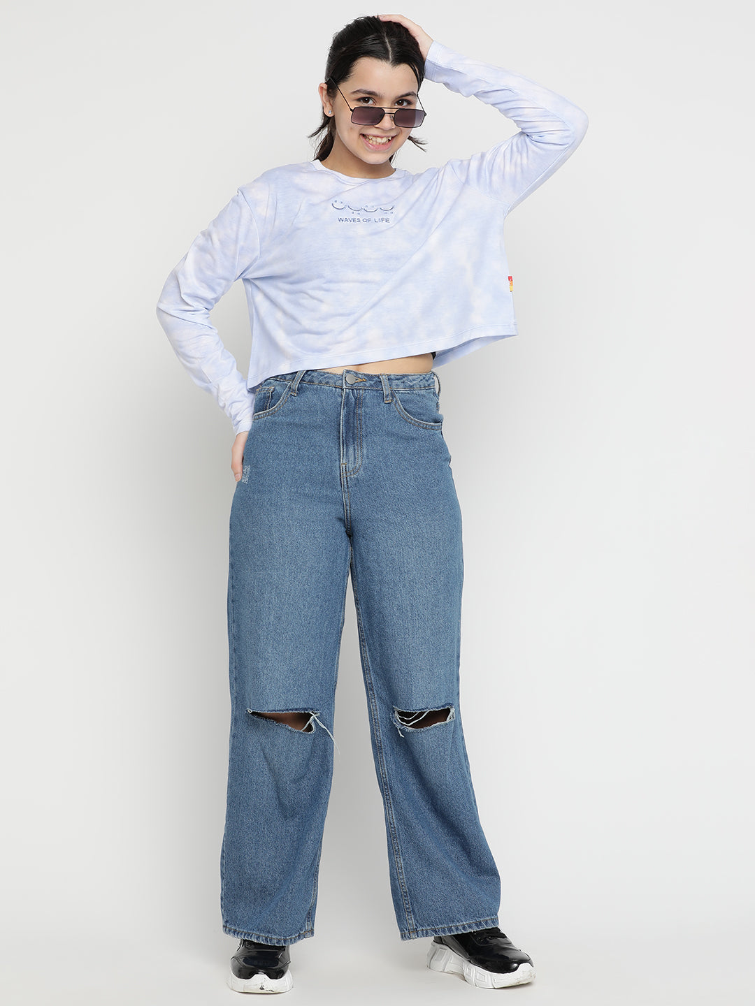 Lil Tomatoes Girls Cotton Crop Top