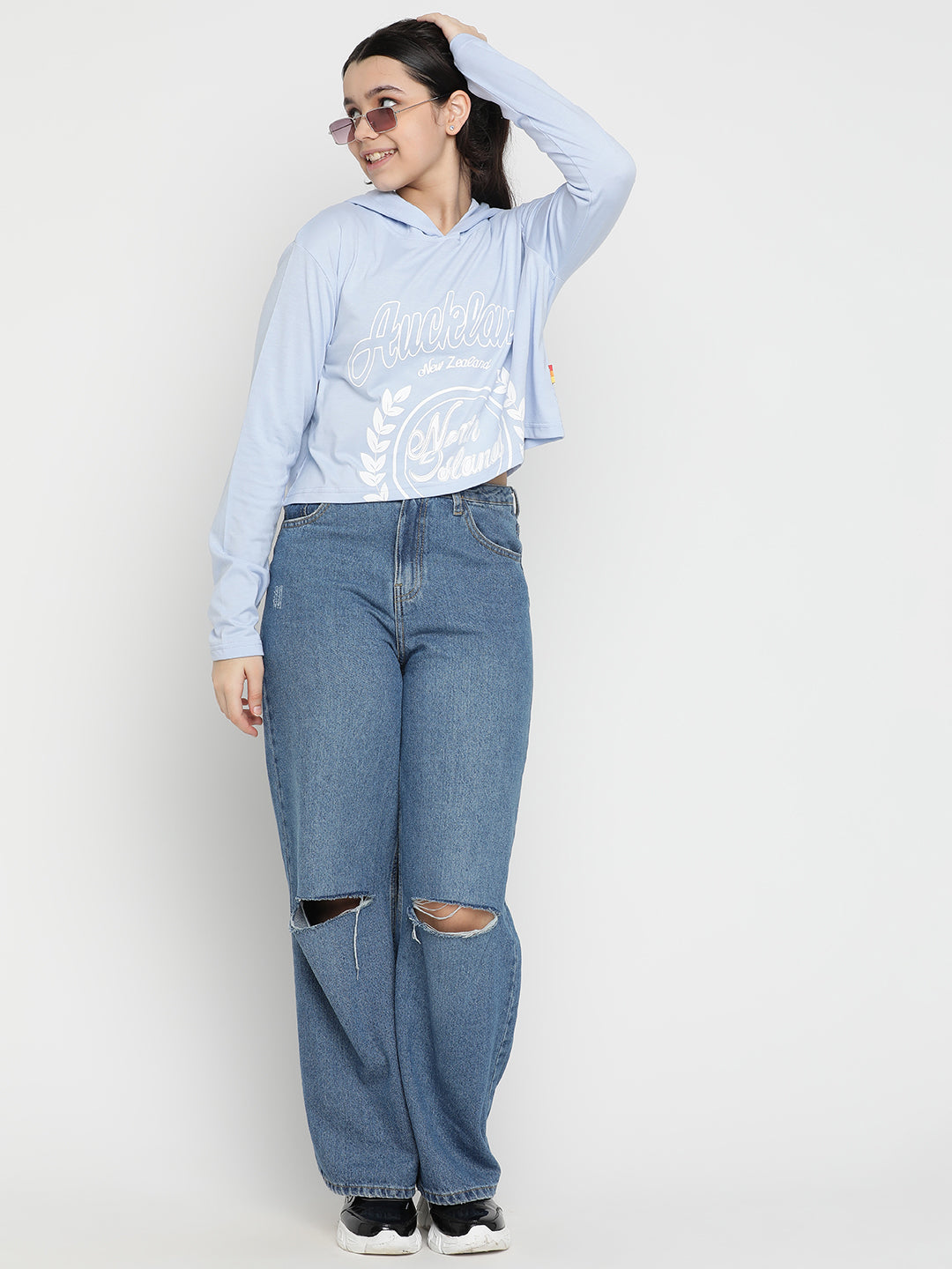 Lil Tomatoes Girls Cotton Crop Top