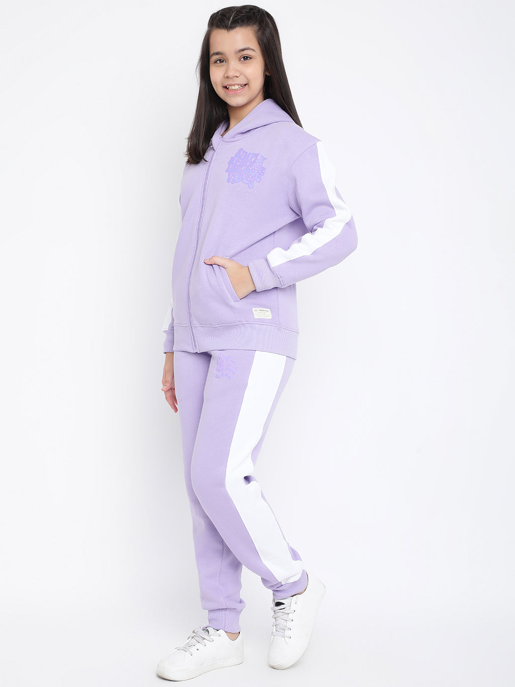 Lil Tomatoes Girls Cotton Fleece Track Suits