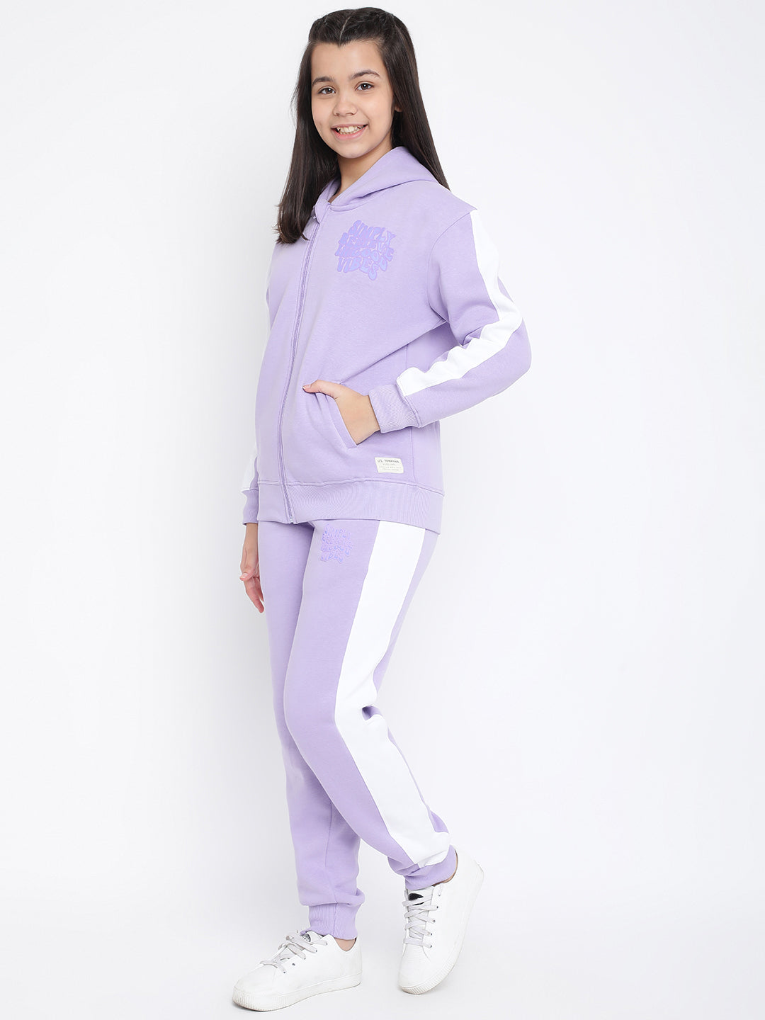 Lil Tomatoes Girls Cotton Fleece Track Suits