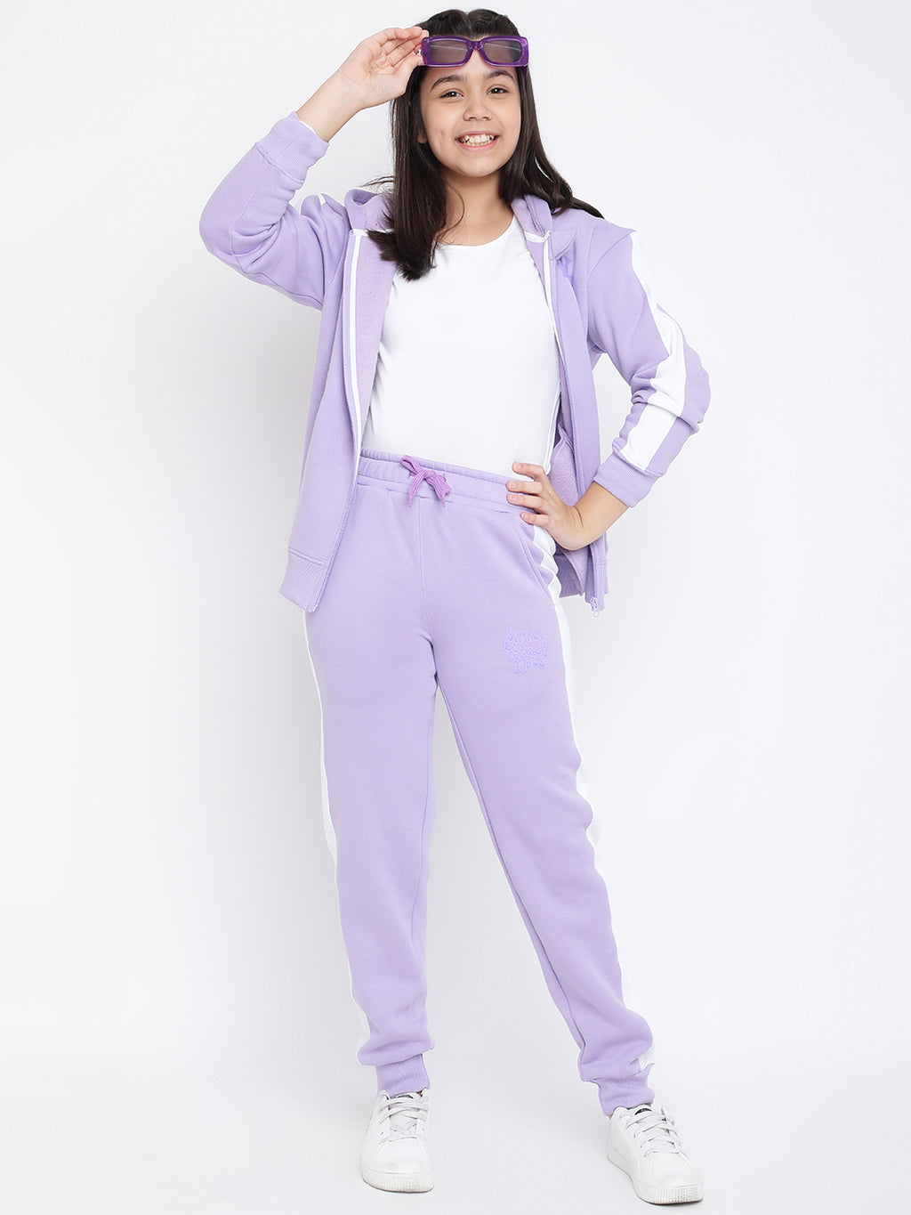 Lil Tomatoes Girls Cotton Fleece Track Suits