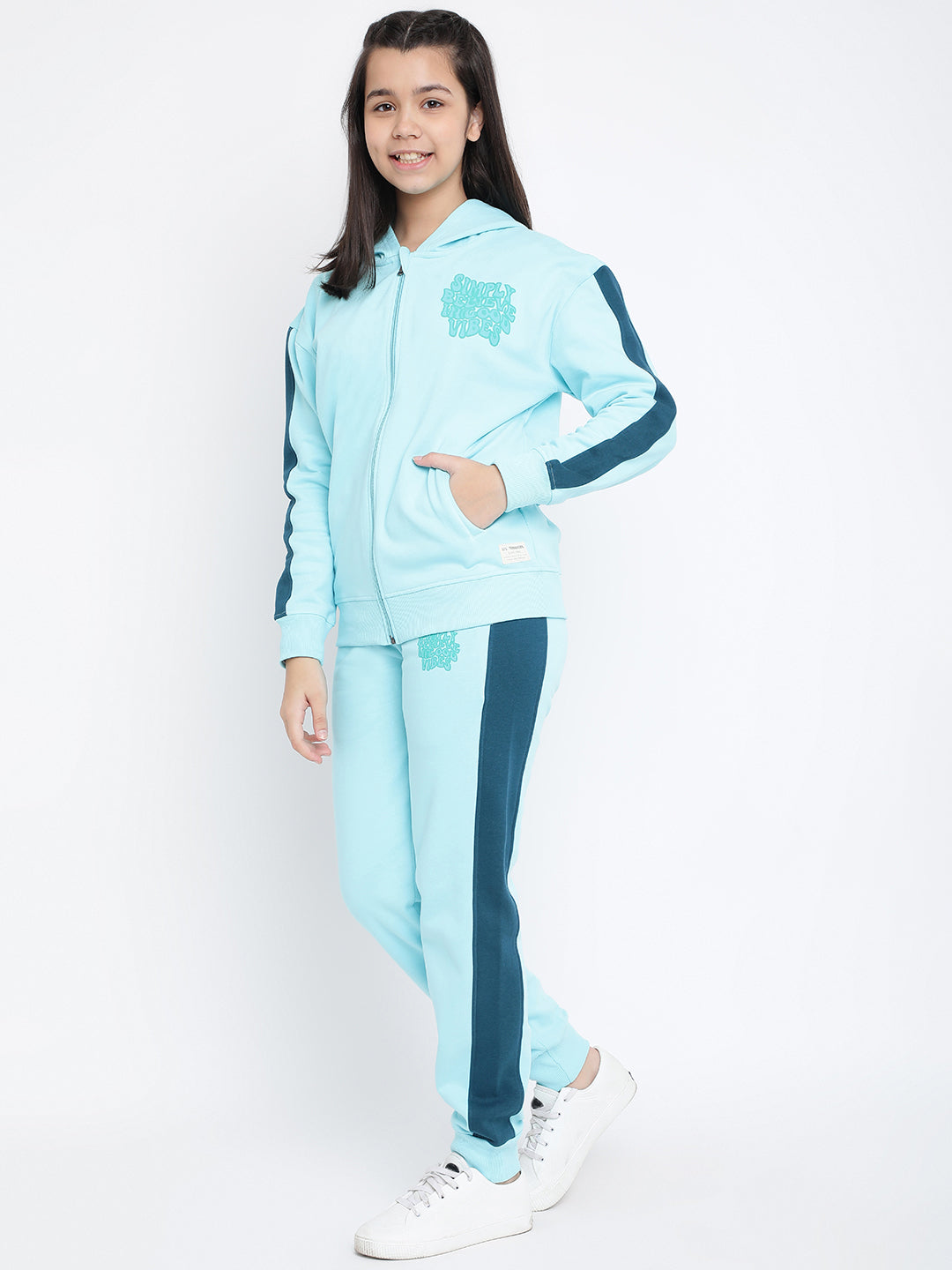 Lil Tomatoes Girls Cotton Fleece Track Suits