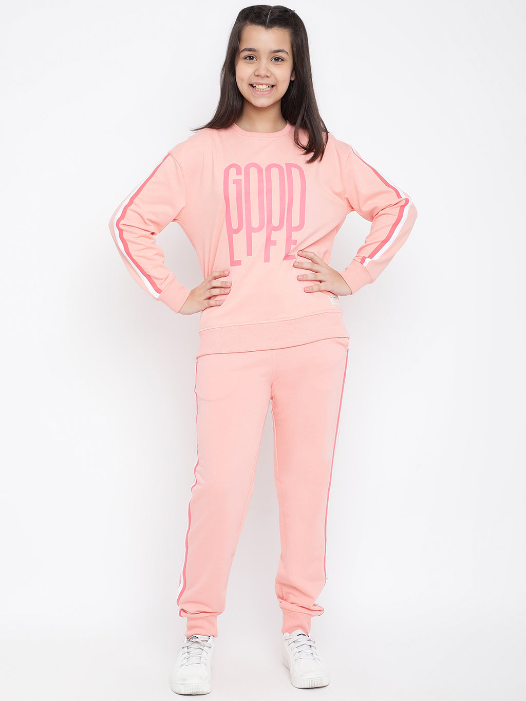 Lil Tomatoes Girls Cotton Looper Track Suits