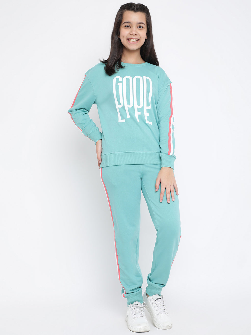 Lil Tomatoes Girls Cotton Looper Track Suits