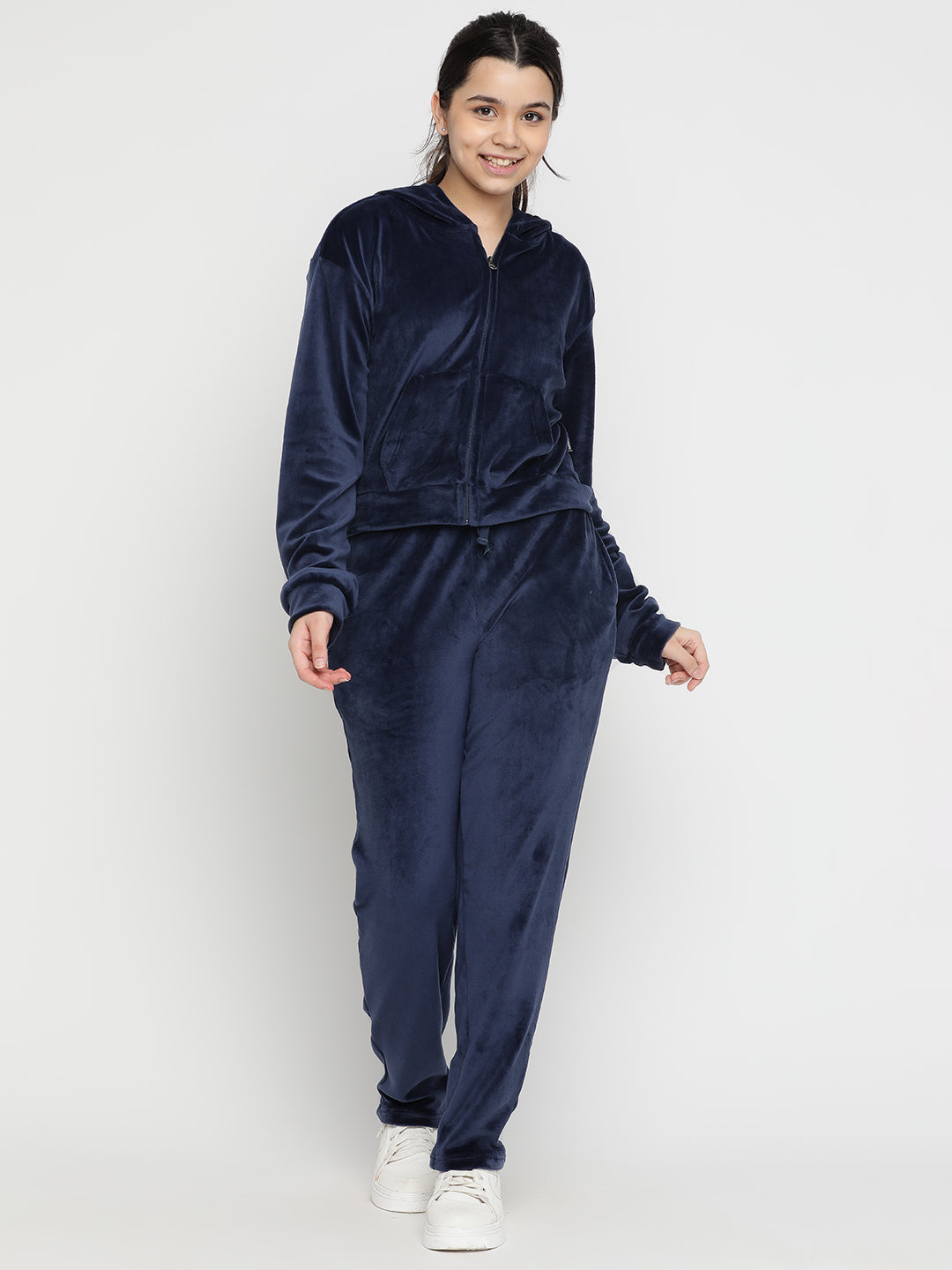 Lil Tomatoes Girls Velvet Track Suits