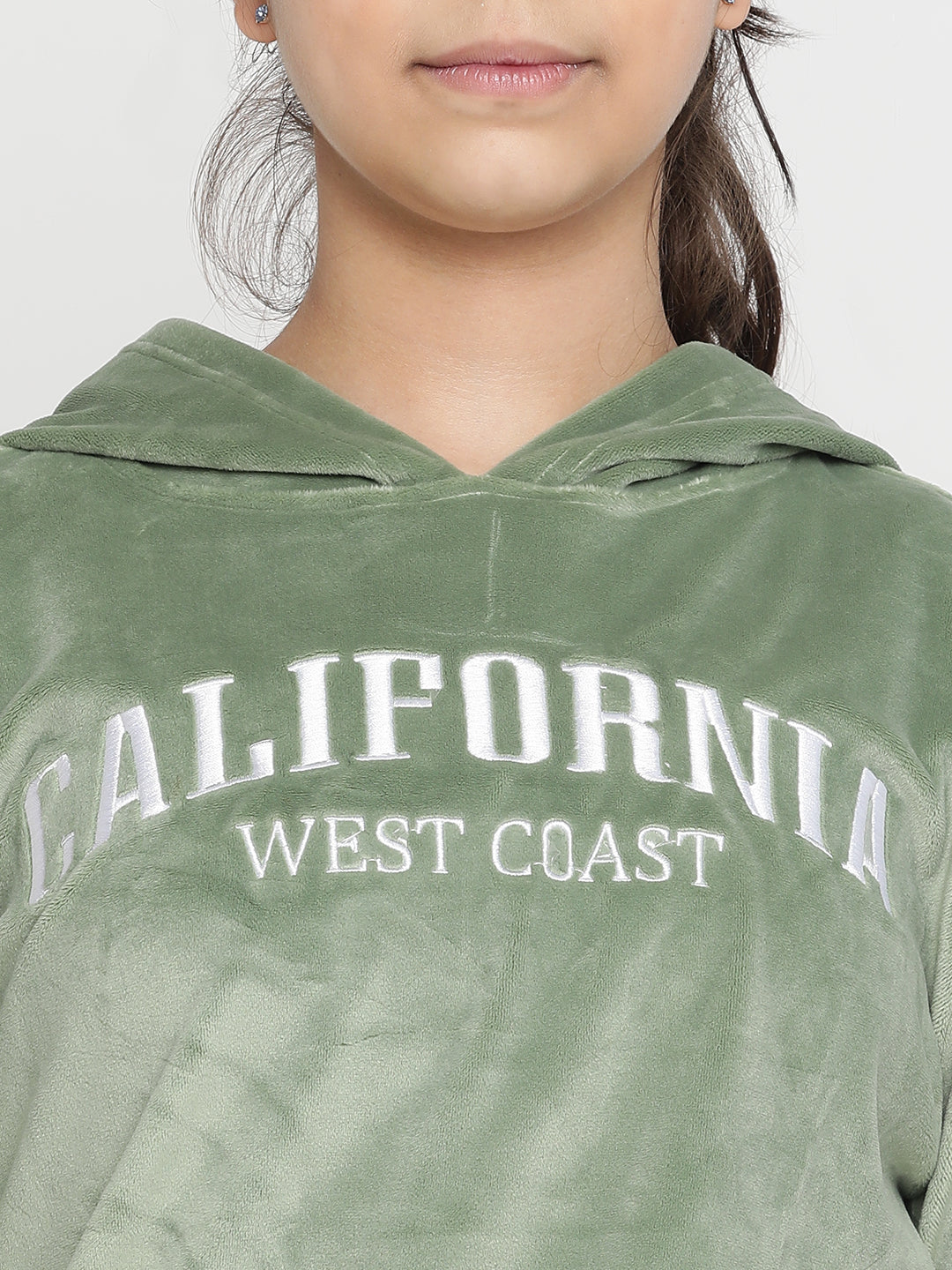 Lil Tomatoes Girls Velvet Track Suits