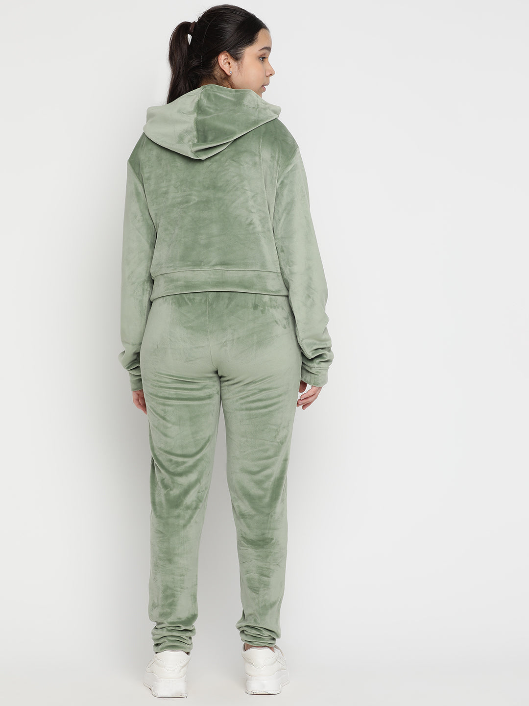Lil Tomatoes Girls Velvet Track Suits
