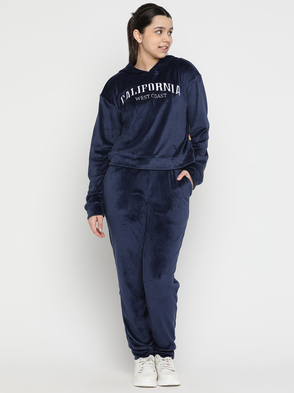 Lil Tomatoes Girls Velvet Track Suits