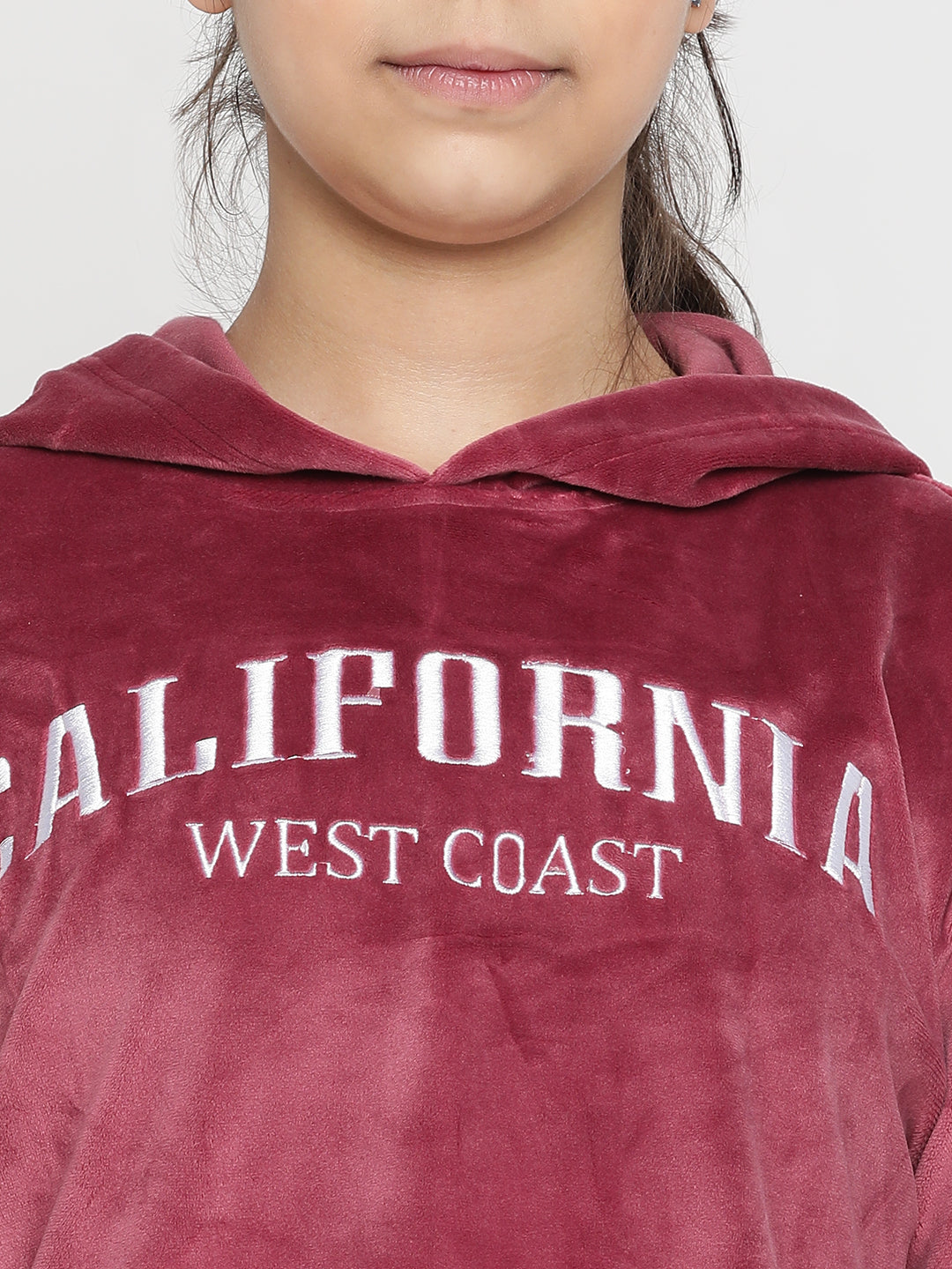 Lil Tomatoes Girls Velvet Track Suits