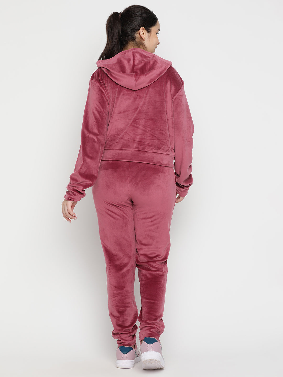 Lil Tomatoes Girls Velvet Track Suits