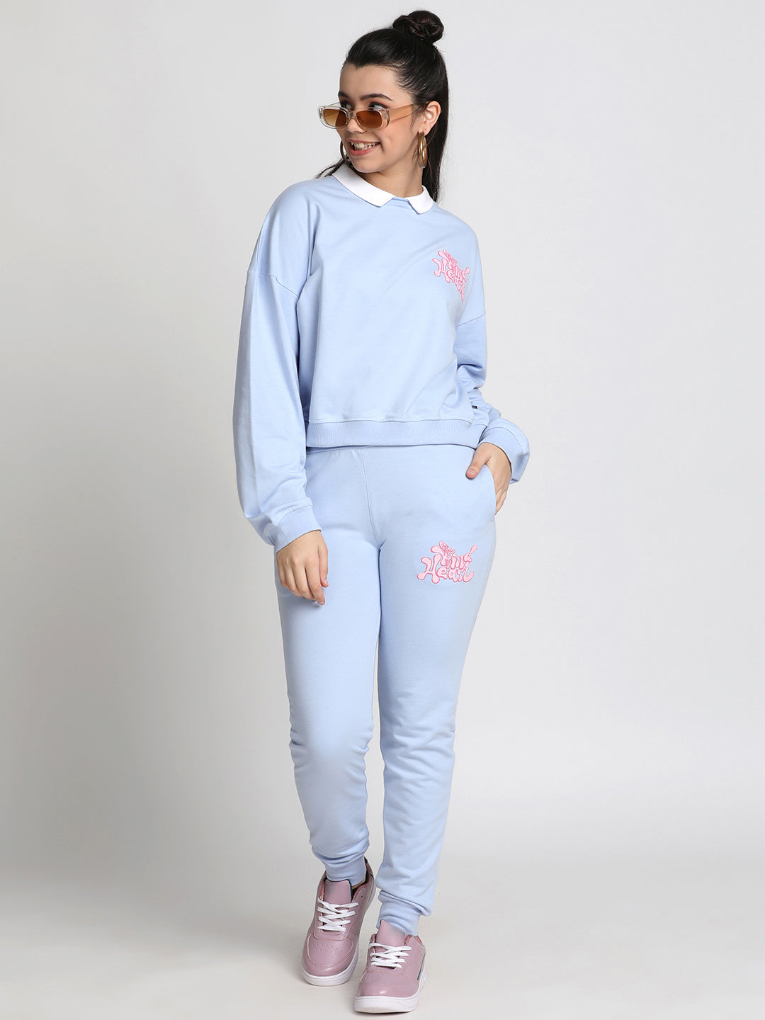 Lil Tomatoes Girls Light Weight Cotton Looper Track Suits