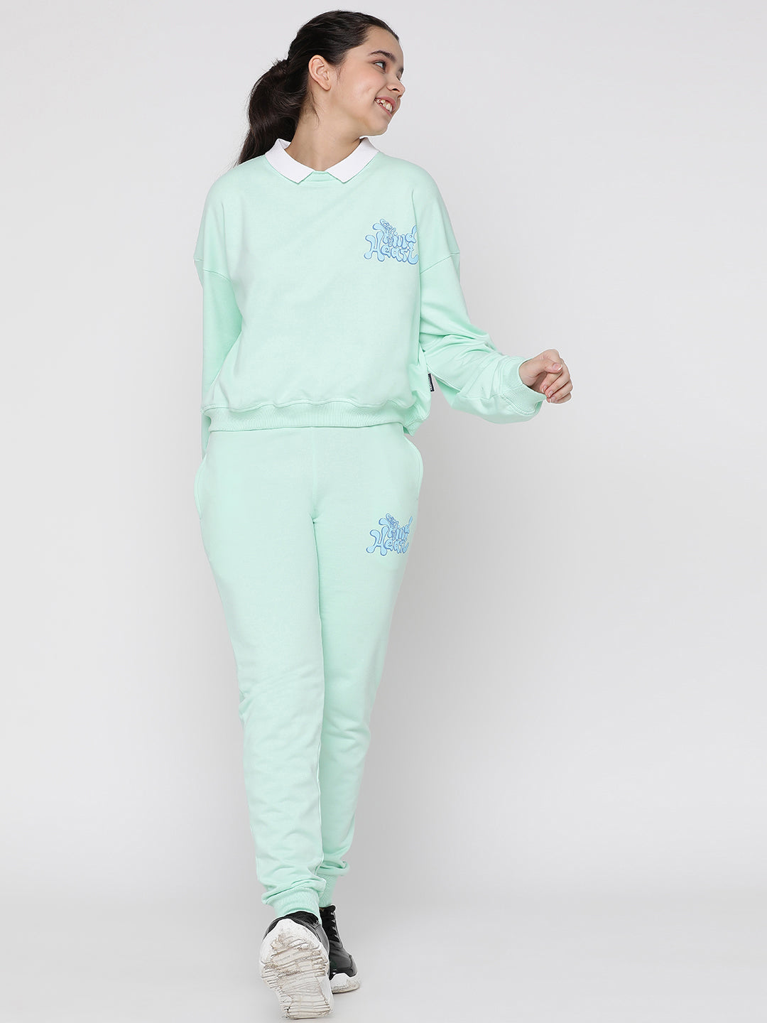 Lil Tomatoes Girls Light Weight Cotton Looper Track Suits