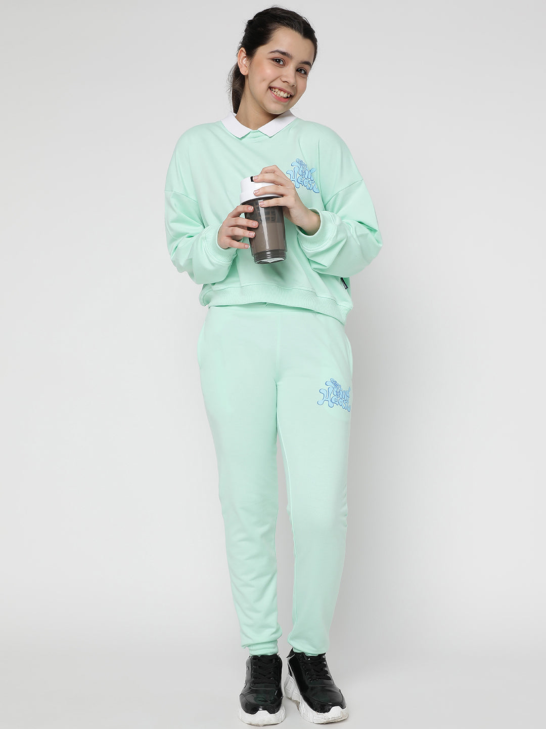 Lil Tomatoes Girls Light Weight Cotton Looper Track Suits