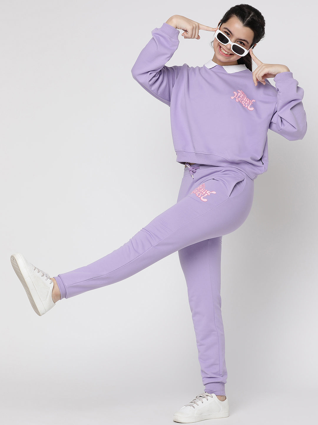 Lil Tomatoes Girls Light Weight Cotton Looper Track Suits