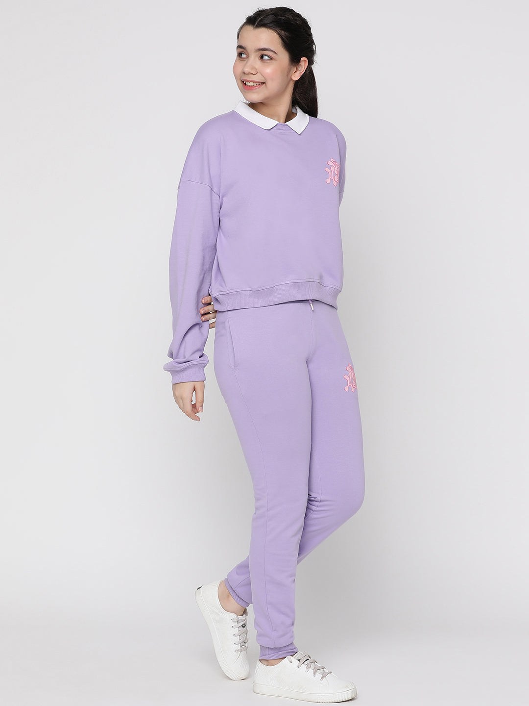 Lil Tomatoes Girls Light Weight Cotton Looper Track Suits